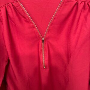 Women Garnet Red Blouse